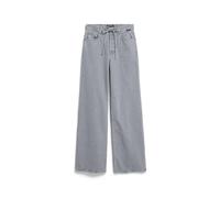 ARMEDANGELS Wide Leg Jeans aus Lyocell-Baumwoll-Mix Modell 'ASTRAEAAS' in Mittelgrau, Größe 29/32
