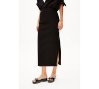 ARMEDANGELS AZITAA RIB MIDI SKIRT - Damen Ripp-Jerseyrock aus Bio-Baumwoll Mix black M