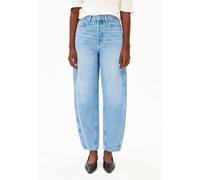 BAARLY HIGH WAIST BARREL JEANS | Bio-Baumwoll Mix non stretch - blau (33-30)