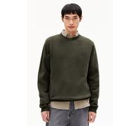 ARMEDANGELS Herren Sweatshirt BAARO - Fleece aus Bio-Baumwolle - Olive - Größe L