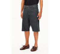 BAGGY JEANS-SHORTS | TENCEL™ Lyocell-Mix - schwarz (33)