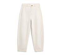 Armedangels Regular Fit Jeans aus reiner Baumwolle Modell 'WORKWEAR CANVAS BARREL' in Offwhite, Größe L