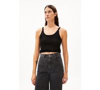 ARMEDANGELS BELLAAS LINO - Damen Stricktop Regular Fit aus Leinen-Mix black L
