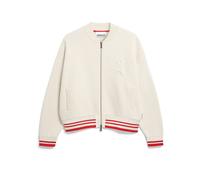 ARMEDANGELS Damen Strickjacke aus Bio-Woll Mix Iconic Å Oversized Fit Oatmilk-Mars Red M