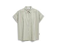GESTREIFTE POPLIN LARISAANA BLUSE | 100% Bio-Baumwolle - mehrfarbig (L)