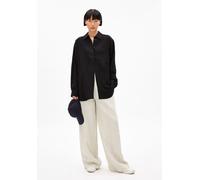 Damen Bluse aus Leinen-Mix MAALGAA LINO Loose Fit Black