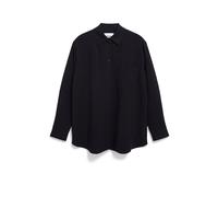 Damen Bluse aus Leinen-Mix MAALGAA LINO Loose Fit Black