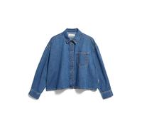 NALAANI | Jeansbluse aus Bio-Baumwoll Mix - blau (S)