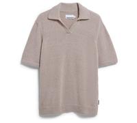 ARMEDANGELS - Boucle Knit - Polo-Shirt, Gr. XXL, grau (Sandstone)