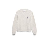 ARMEDANGELS CAARLAS CABLE Damen Pullover aus Bio-Baumwolle oatmilk (weiß) M