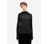 CALUNAA | Longsleeve aus Bio-Woll Mix - schwarz (S)