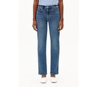 ARMEDANGELS Damen Jeans CARENAA Straight Fit Bio-Baumwollmix Comfort Stretch Blau W32/L30