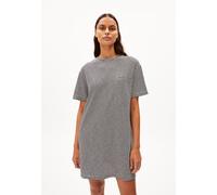ARMEDANGELS - Women's Chaara Lovely Stripes - Kleid, Gr. L, grau (Black/Oatmilk)