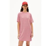 ARMEDANGELS CHAARA LOVELY STRIPES - Damen Jerseykleid aus Bio-Baumwolle oatmilk-coral blush M