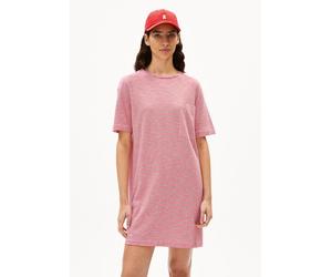 ARMEDANGELS CHAARA LOVELY STRIPES Damen Jerseykleid aus Bio-Baumwolle oatmilk-coral blush S