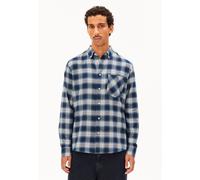 BAUMWOLL-KARO LANGARMHEMD | 100% Bio-Baumwolle - blau (XL)