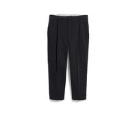 TAAMIR BUNDFALTEN-CHINOHOSE | Bio-Baumwoll Mix - schwarz (33-32)