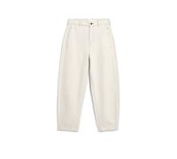 Armedangels Regular Fit Jeans aus reiner Baumwolle Modell 'WORKWEAR CANVAS BARREL' in Offwhite, Größe XL