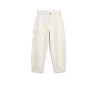 Armedangels Regular Fit Jeans aus reiner Baumwolle Modell 'WORKWEAR CANVAS BARREL' in Offwhite, Größe XS