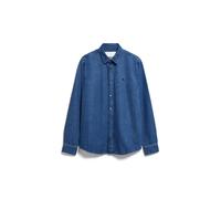 KLASSISCHES JEANS-HEMD | Bio-Baumwoll Mix - blau (XL)