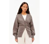 ARMEDANGELS COMPACT BARREL Damen Strickjacke aus 100% Bio-Baumwolle walnut cream S