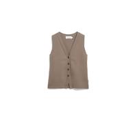 Armedangels - COMPACT BUTTONED KNIT VEST walnut cream - Gr. - S