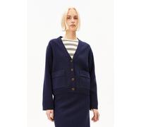KOMPAKTE STRICKJACKE | 100% Bio-Baumwolle - blau (XXL)