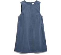 CORD-MINI-KLEID | Bio-Baumwoll Mix - blau (L)