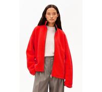 ARMEDANGELS COTTON FLEECE Damen Jacke aus Bio-Baumwolle mars red L