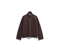 BAUMWOLL-FLEECEJACKE | 100% Bio-Baumwolle - braun (XL)