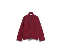 Armedangels - COTTON FLEECE JACKET velvet red - Gr. - XL