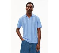 BAUMWOLL-STRICKPOLOSHIRT | 100% Bio-Baumwolle - blau (XXL)