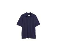 BAUMWOLL-STRICKPOLOSHIRT | 100% Bio-Baumwolle - blau (XL)