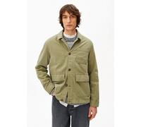 BAUMWOLL-LEINEN-JACKE | Bio-Baumwoll-Mix - grün (XL)