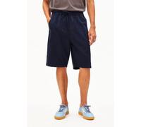 BAUMWOLL-LEINEN SHORTS | Leinen-Mix - blau (29)