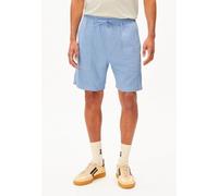BAUMWOLL-LEINEN SHORTS | Leinen-Mix - blau (36)