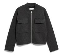 Armedangels Cotton-wool Bomber Knit Damen Freizeitjacke, Parkas grau Größe L Lifestyle Hautfreundlich