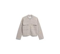 Armedangels - COTTON-WOOL BOMBER KNIT JACKET dark honey melange - Gr. - L