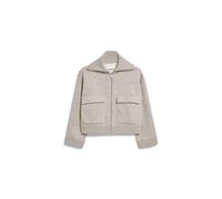 ARMEDANGELS Damen Strickjacke COTTON-WOOL - Bio-Baumwoll-Mix Oversized Fit - Dark Honey Melange S