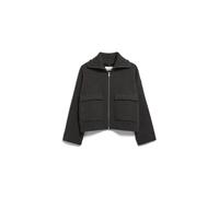 BAUMWOLL-WOLL STRICKJACKE | - grau (M)