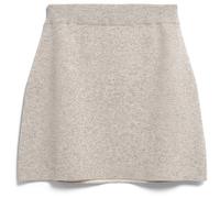 ARMEDANGELS Minirock - Strickrock aus Baumwoll-Woll-Mix Beige Größe S