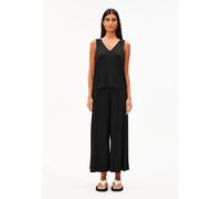 CROPPED JERSEY-HOSE | LENZING™ ECOVERO™ Viskose Mix - schwarz (S)