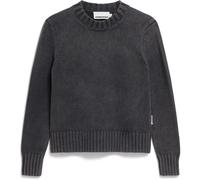 AMALIAAS GMT DYE STRICKPULLOVER | aus 100% Bio-Baumwolle - schwarz (XS)