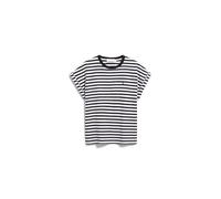 ARMEDANGELS Damen Bio-Baumwoll Mix IDAARA Stripe Loose Fit White-Black L