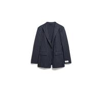 ARMEDANGELS Damen Blazer aus Tencel™ Lyocell Mix Pinstripe MIKULAA Loose Fit Night Sky-White L