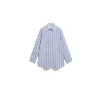 ARMEDANGELS HALIAA STRIPED - Frauen Loose Fit Bluse - blau S heather