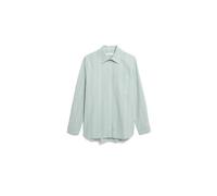 Armedangels - STRIPE LOOSE SHIRT BLOUSE foam-pool green - Gr. - S