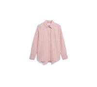 ARMEDANGELS Damen Bluse aus Bio-Baumwolle Stripe Loose Loose Fit Oatmilk-Mars Red M