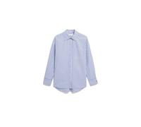 ARMEDANGELS Damen Bluse aus Bio-Baumwolle Stripe Loose Loose Fit White-Dynamo Blue M