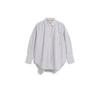 ARMEDANGELS Damen Bluse Loose Fit aus Bio-Baumwolle EASSAAL Striped Loose Fit Lavender Light-White